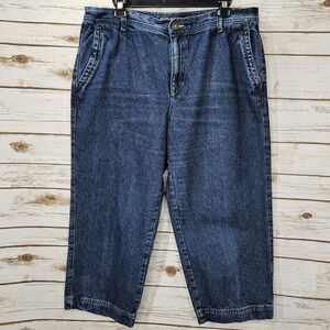 Liz Claiborne Cosette Capri Jeans Size 18